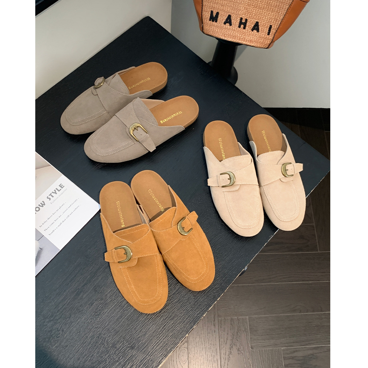 JHC-YW2975 | Genuine Cow Leather Retro All-Season Chunky - Fujian Jinhongchang Sports Goods Co., Ltd.