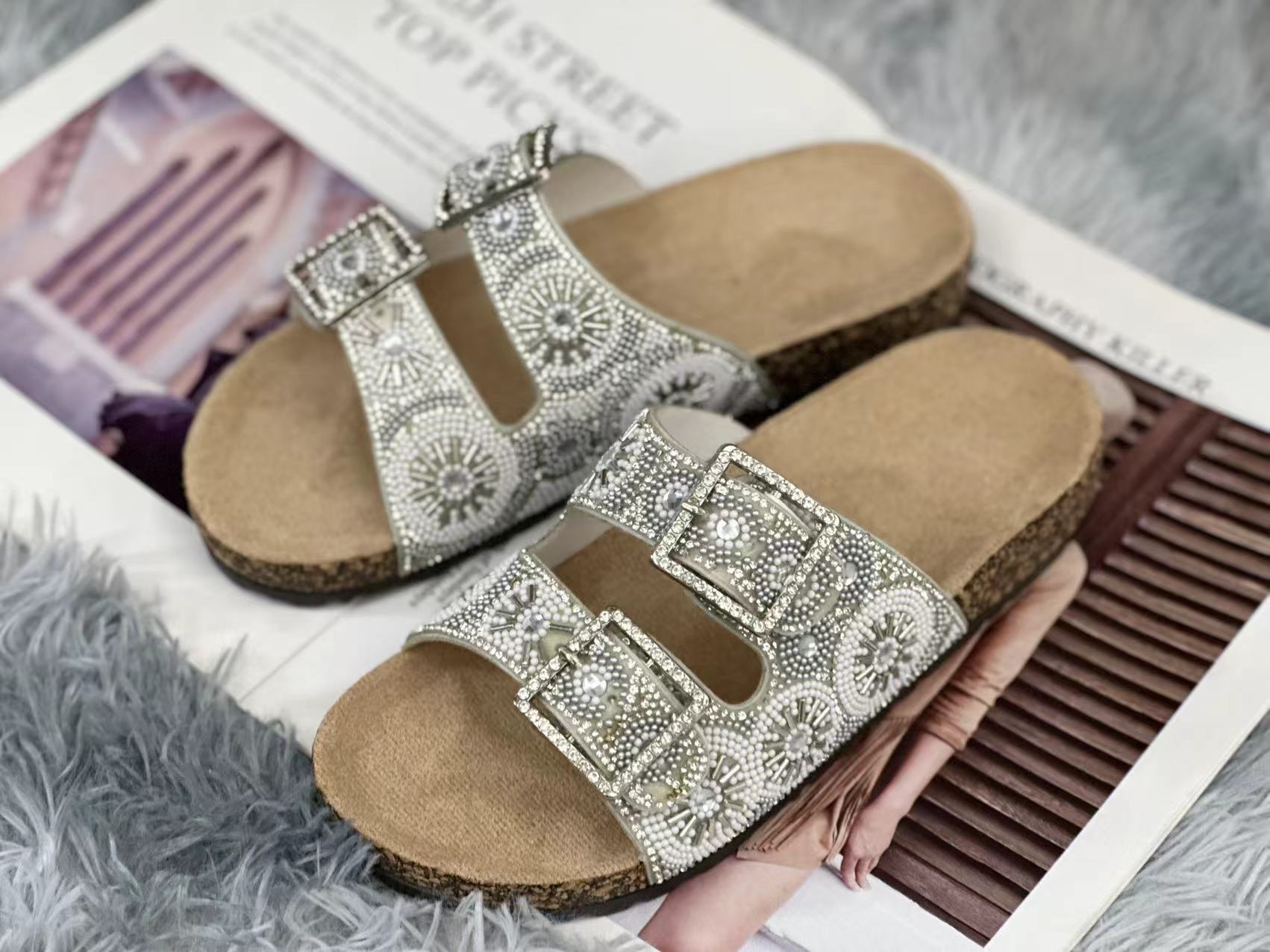JHC-CCK089 | 2025 Style Cork Large Size For Women Shoes angle 6