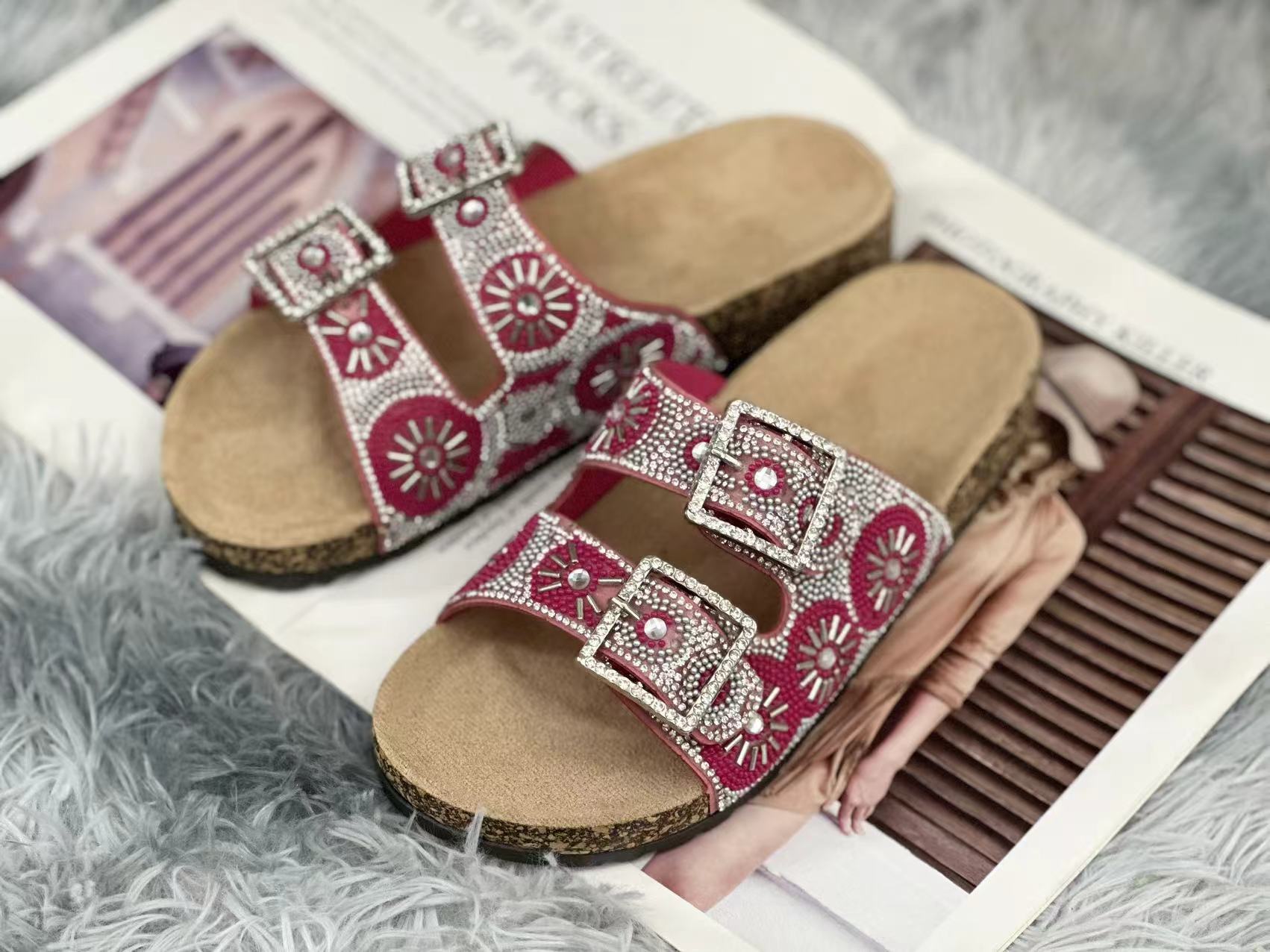JHC-CCK089 | 2025 Style Cork Large Size For Women Shoes angle 8