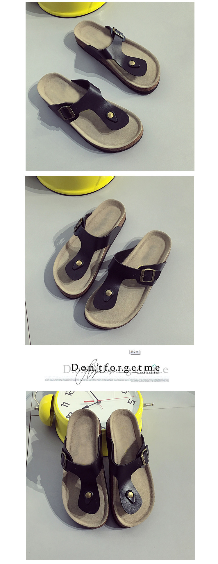 JHC-CCS078 | Fashion Platform Cork Slippers Sandals angle 10