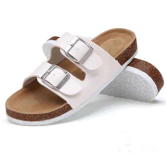 JHC-CCS078 | Fashion Platform Cork Slippers Sandals angle 4