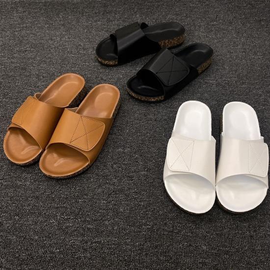 JHC-E201 | Fashion Girls Casual Cork Slippers Rubber Soft - Fujian Jinhongchang Sports Goods Co., Ltd.