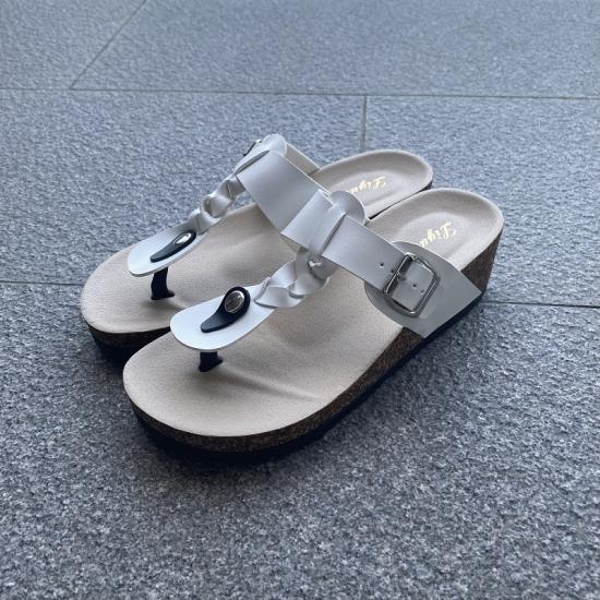 JHC-E203 | Fashion Wedges Flip Flops Women Cork Sole - Fujian Jinhongchang Sports Goods Co., Ltd.