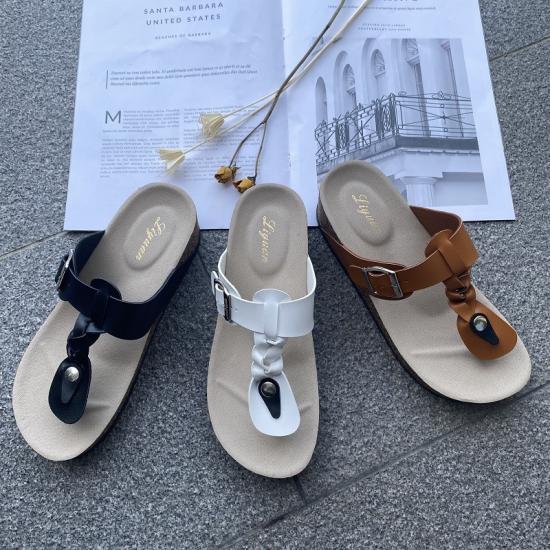 JHC-E203 | Fashion Wedges Flip Flops Women Cork Sole angle 5
