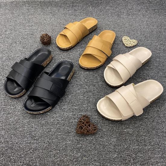 JHC-E204 | Fashion Men Women Platform Cork Slippers Outdoor angle 3