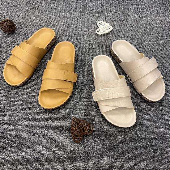 JHC-E204 | Fashion Men Women Platform Cork Slippers Outdoor angle 4