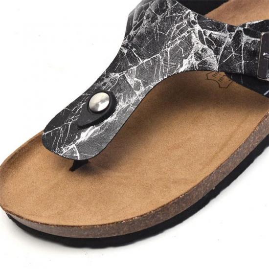 JHC-TX-169 | Fashion Cork Beach Slippers Summer Slides angle 5