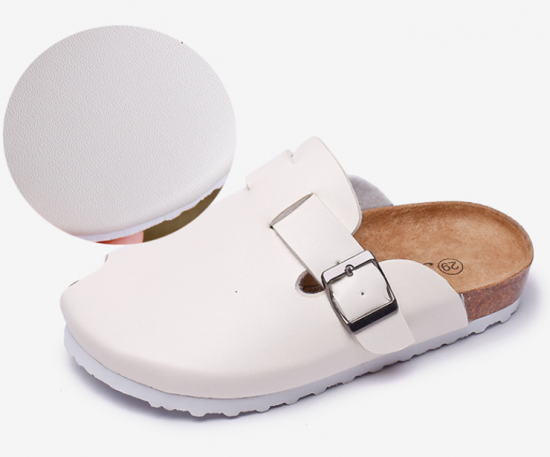 JHC-TX-93 | Kids slides comfortable cork slippers and sandals angle 6