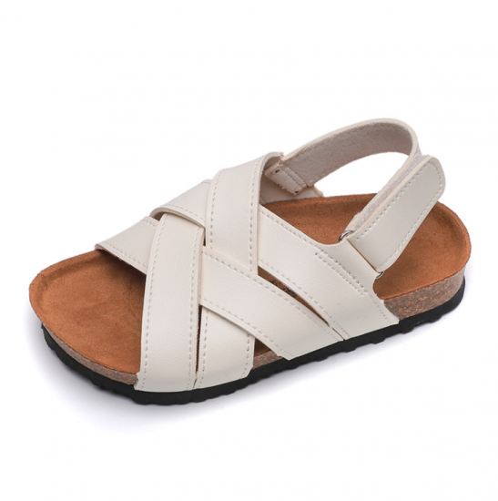 JHC-TX-94 | kids flat sandals slipper beach shoes eva sole angle 2
