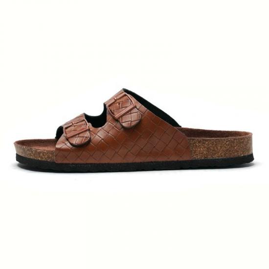 JHC-TX-M12 | Cheap Slides Sandals Thick Bottom Cork Slippers angle 6