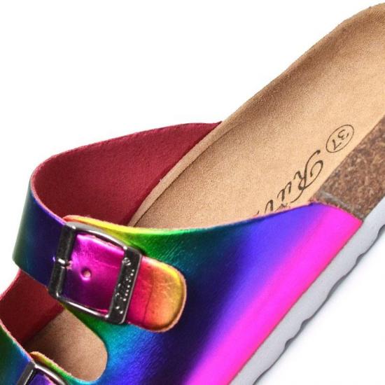 JHC-TX-M23 | Fashion Ladies Sole Cork Slippers Women Beach angle 4