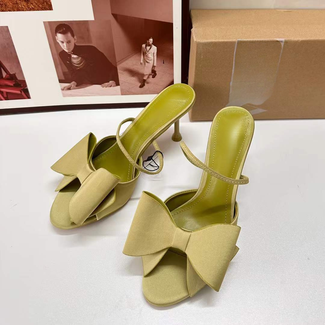 JHC-HB-058 | Bow Detail Open-Toe Stiletto Heel Dress Sandal angle 2