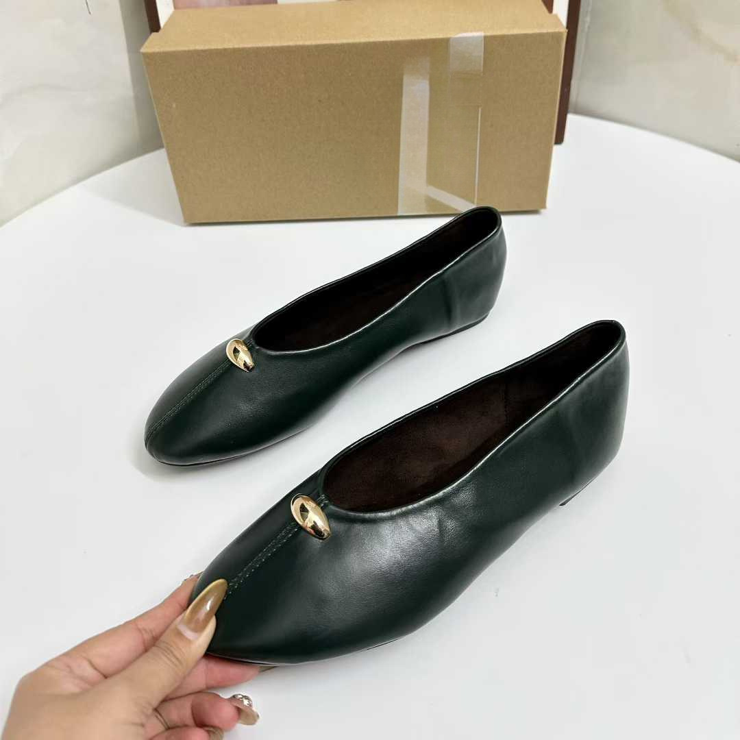 JHC-HB-137 | Round-Toe Flat Ballet Flat angle 3