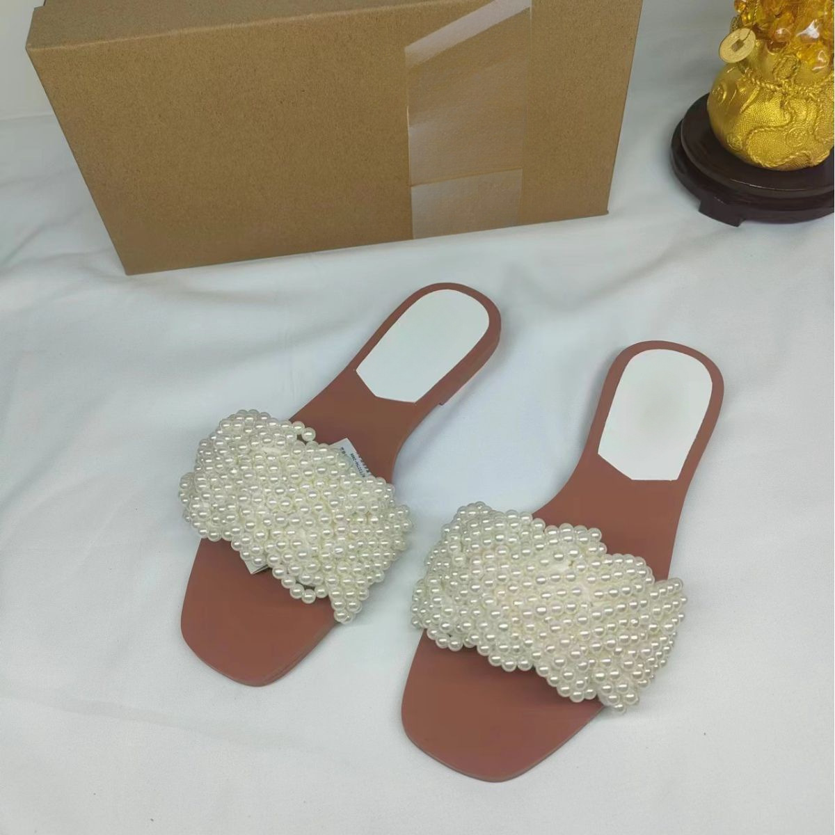 JHC-HB-085 | Open-Toe Flat Casual Slide Slipper - Fujian Jinhongchang Sports Goods Co., Ltd.