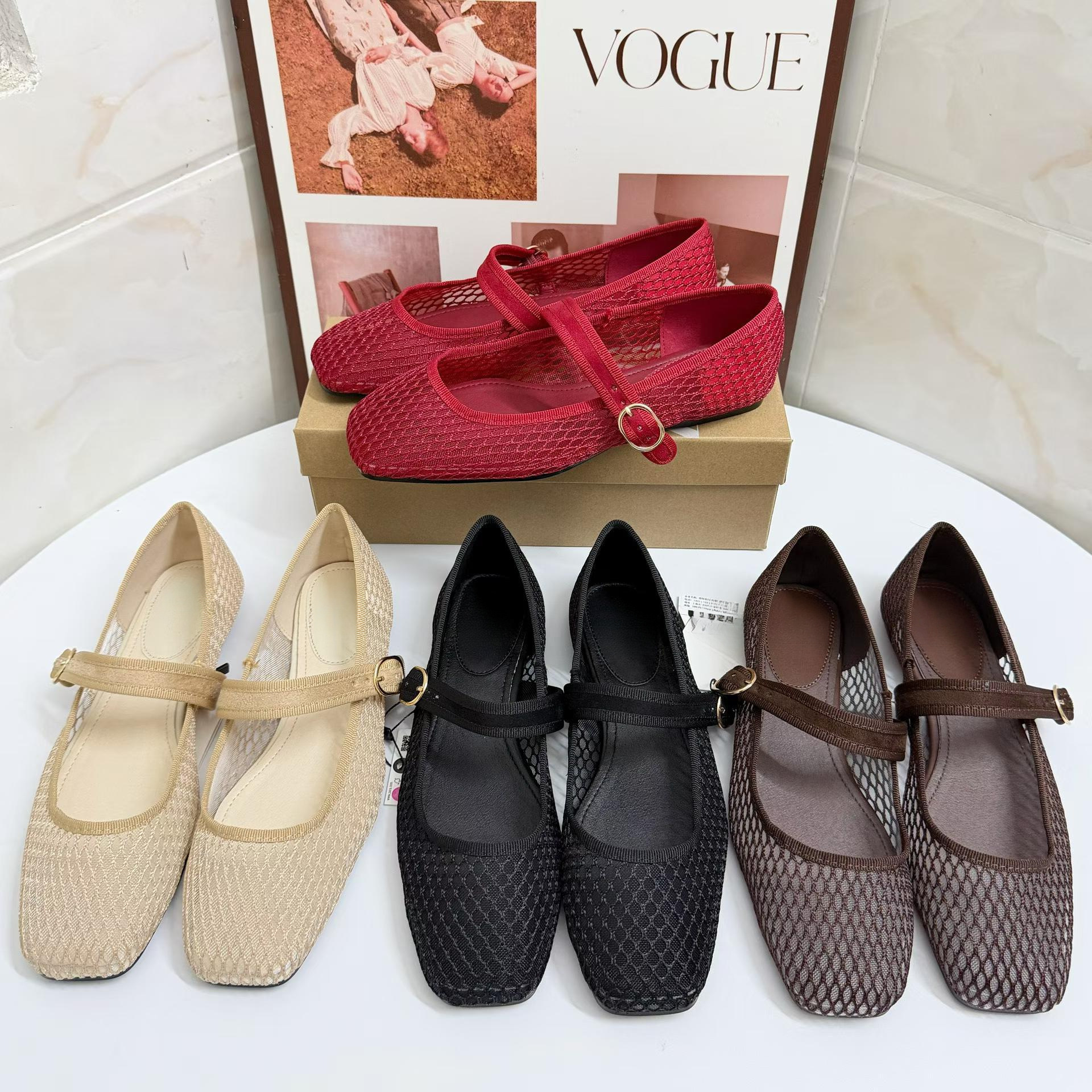 JHC-HB-106 | Metal Buckle Round-Toe Flat Mule Slide - Fujian Jinhongchang Sports Goods Co., Ltd.