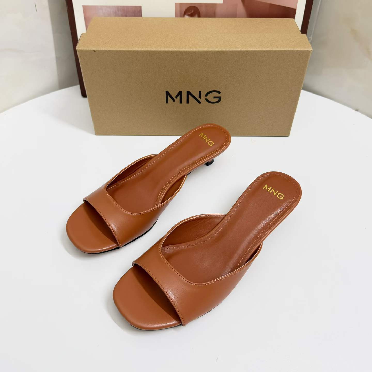 JHC-HB-291 | Square-Toe High-Heel Heeled Slide - Fujian Jinhongchang Sports Goods Co., Ltd.