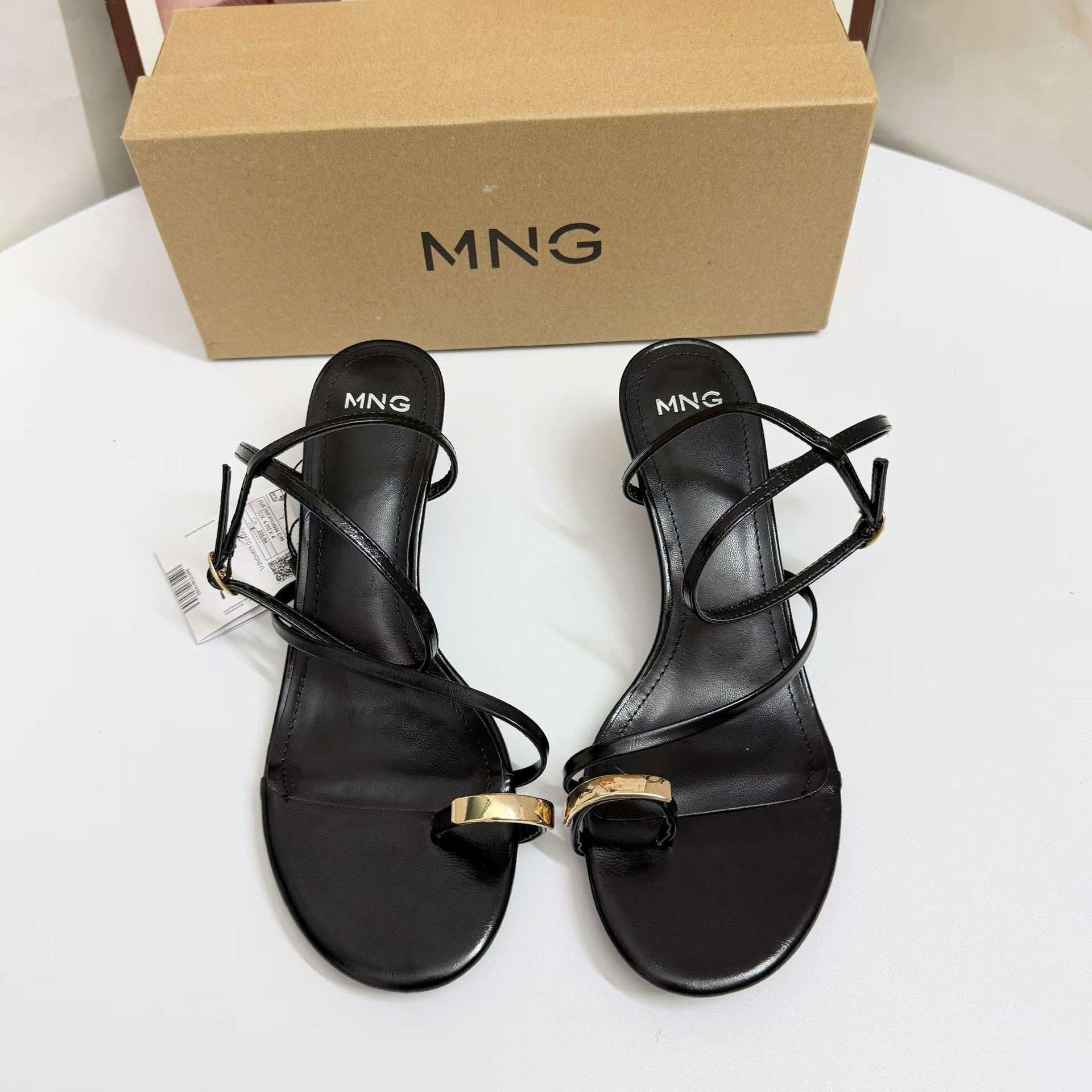 JHC-HB-226 | Metal Buckle Mid-Heel Casual Summer Sandal - Fujian Jinhongchang Sports Goods Co., Ltd.