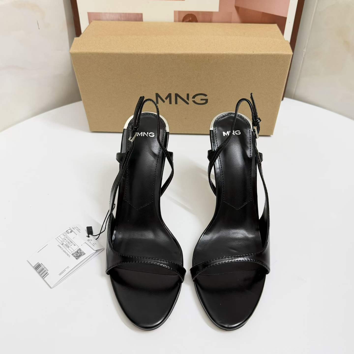 JHC-HB-240 | Minimalist Strap Pointed-Toe Stiletto Heel Dress Sandal angle 3