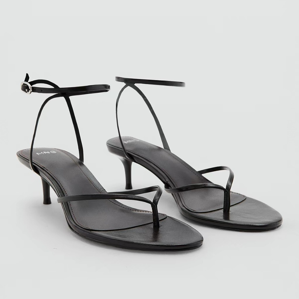 JHC-HB-183 | Round-Toe Stiletto Heel Dress Sandal angle 2