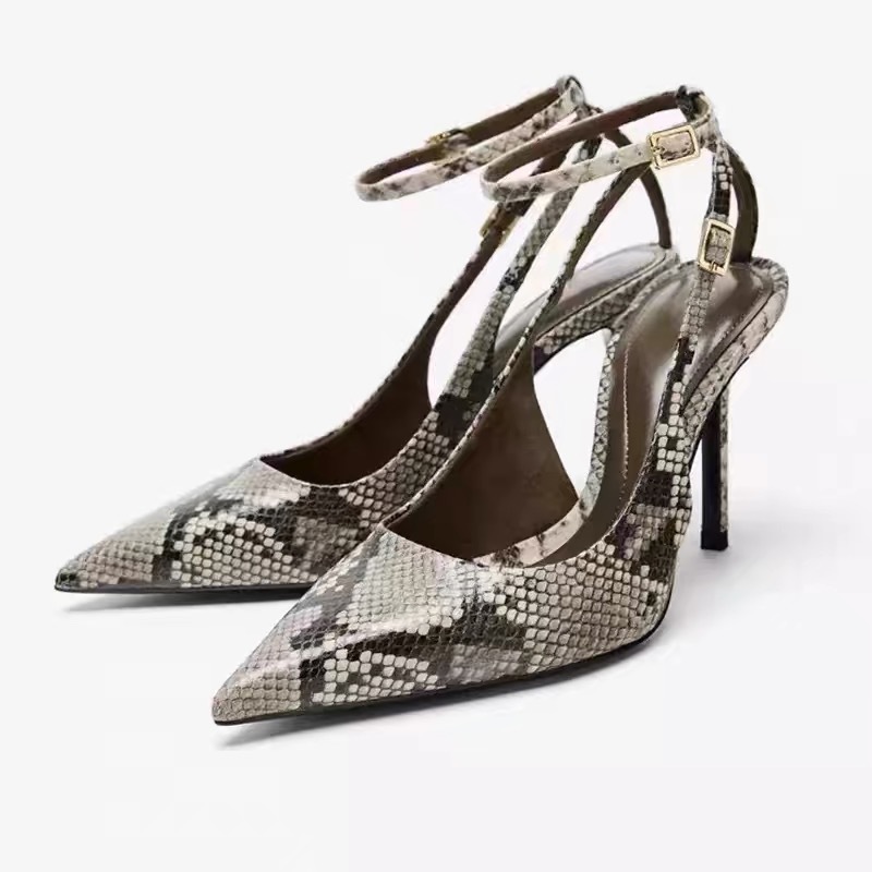 JHC-HB-268 | Minimalist Strap Slingback Stiletto Heel Dress Sandal - Fujian Jinhongchang Sports Goods Co., Ltd.