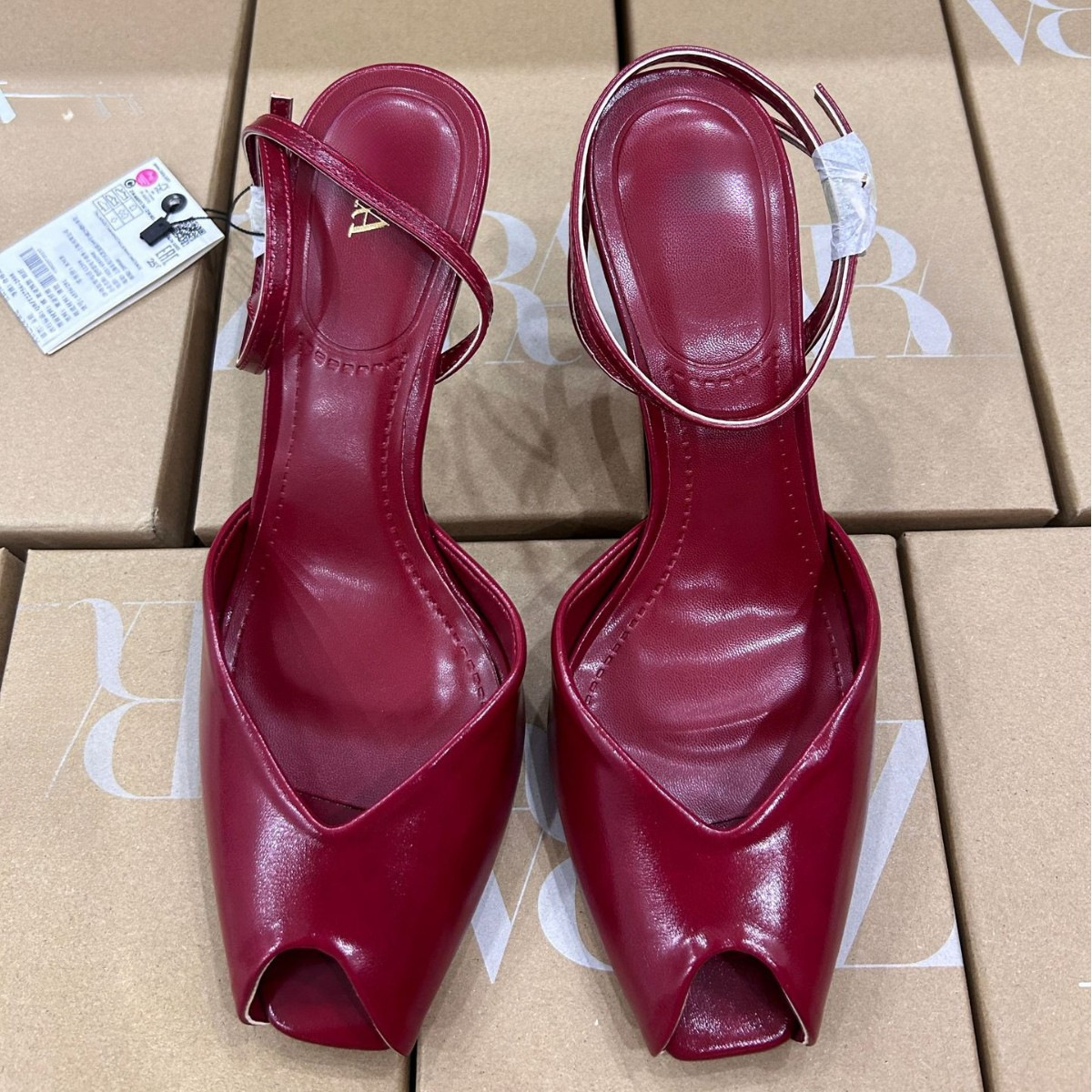JHC-HB-267 | Square-Toe High-Heel Dress Sandal angle 2