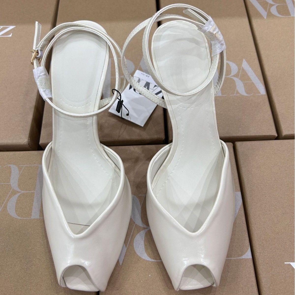 JHC-HB-267 | Square-Toe High-Heel Dress Sandal angle 3
