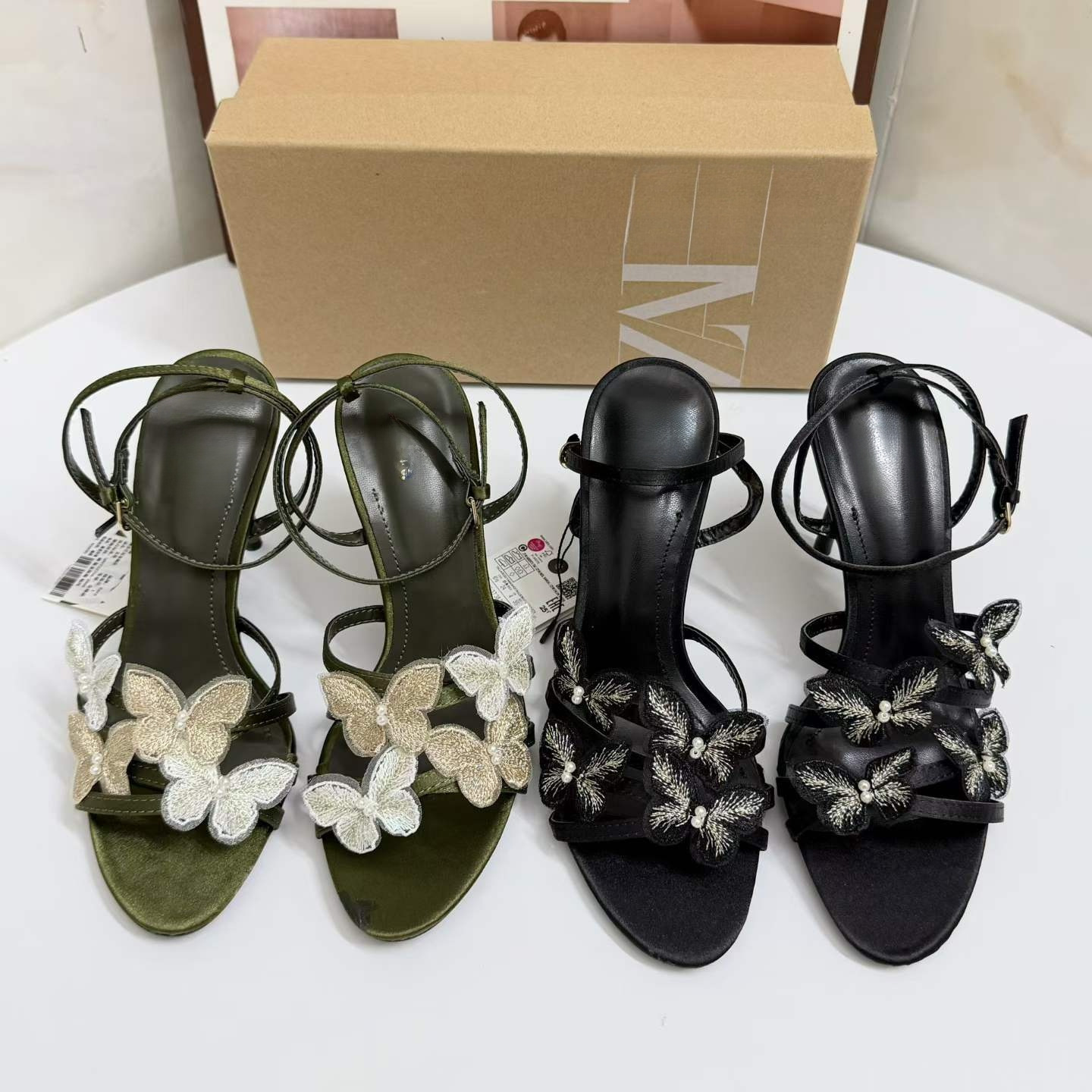 JHC-HB-262 | Minimalist Strap Round-Toe Stiletto Heel Dress Sandal - Fujian Jinhongchang Sports Goods Co., Ltd.