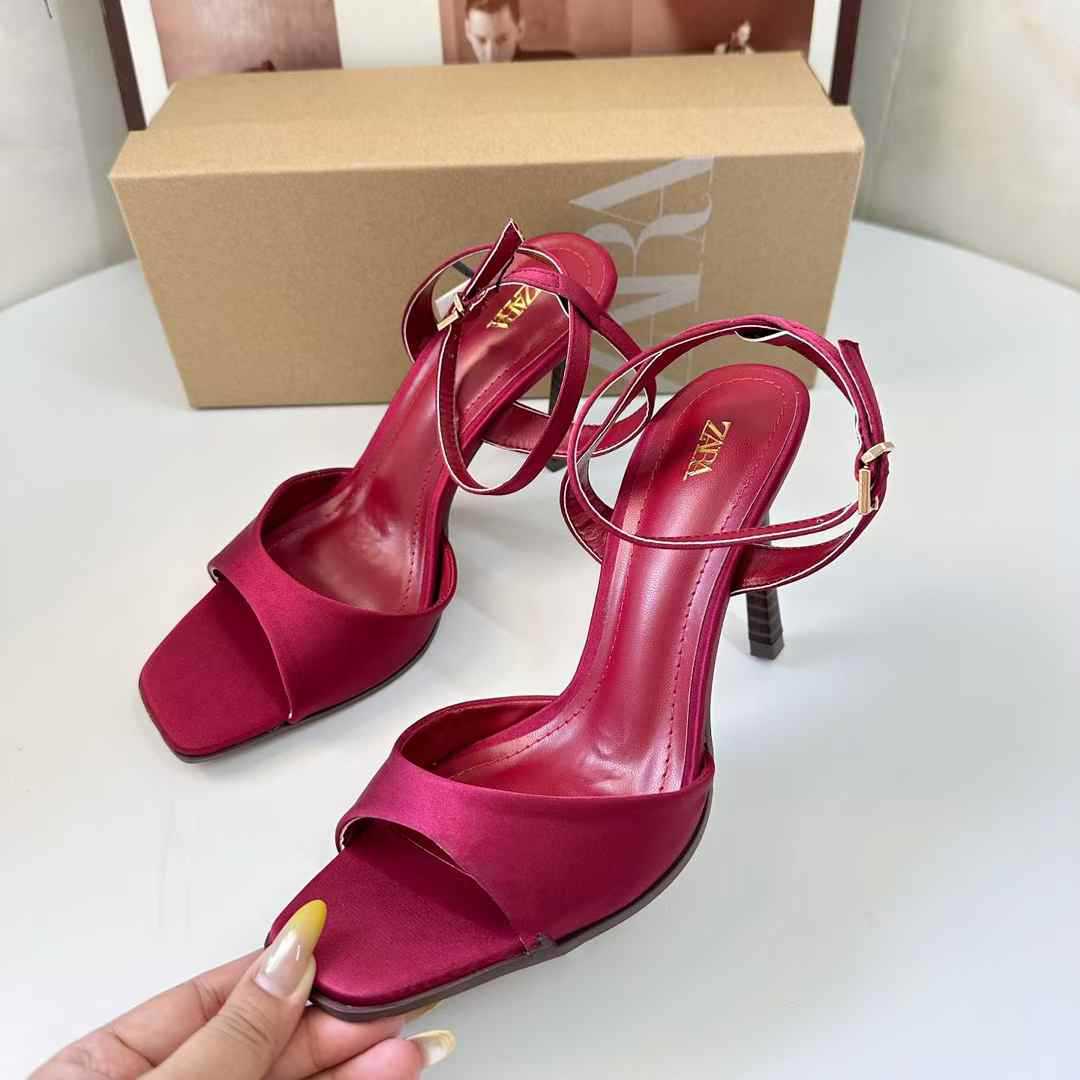 JHC-HB-006 | Minimalist Strap Square-Toe Stiletto Heel Dress Sandal angle 3