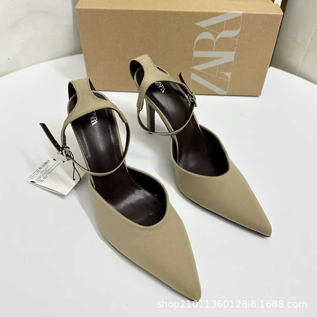 JHC-HB-257 | Pointed-Toe Stiletto Heel Mule Slide - Fujian Jinhongchang Sports Goods Co., Ltd.