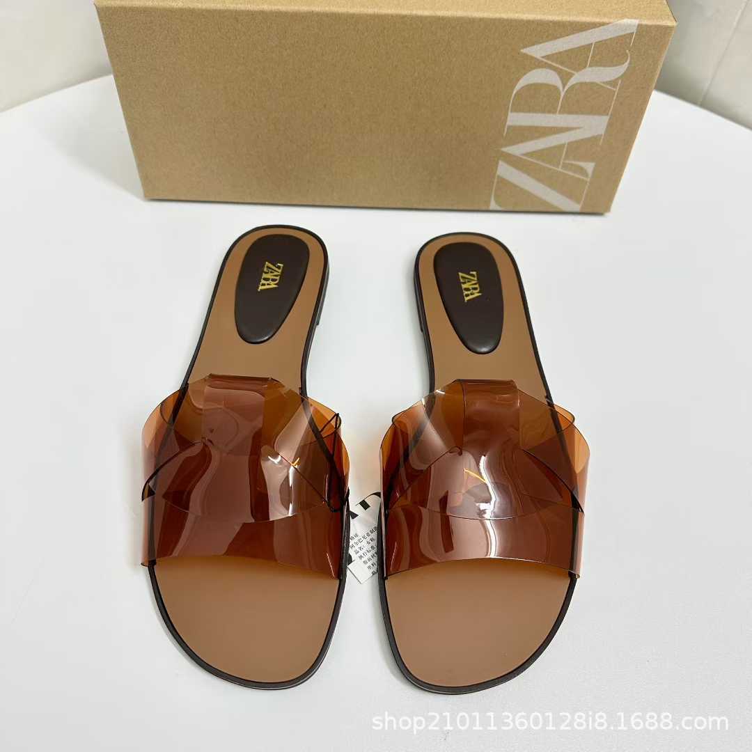 JHC-HB-121 | Square-Toe Flat Casual Slide Slipper - Fujian Jinhongchang Sports Goods Co., Ltd.