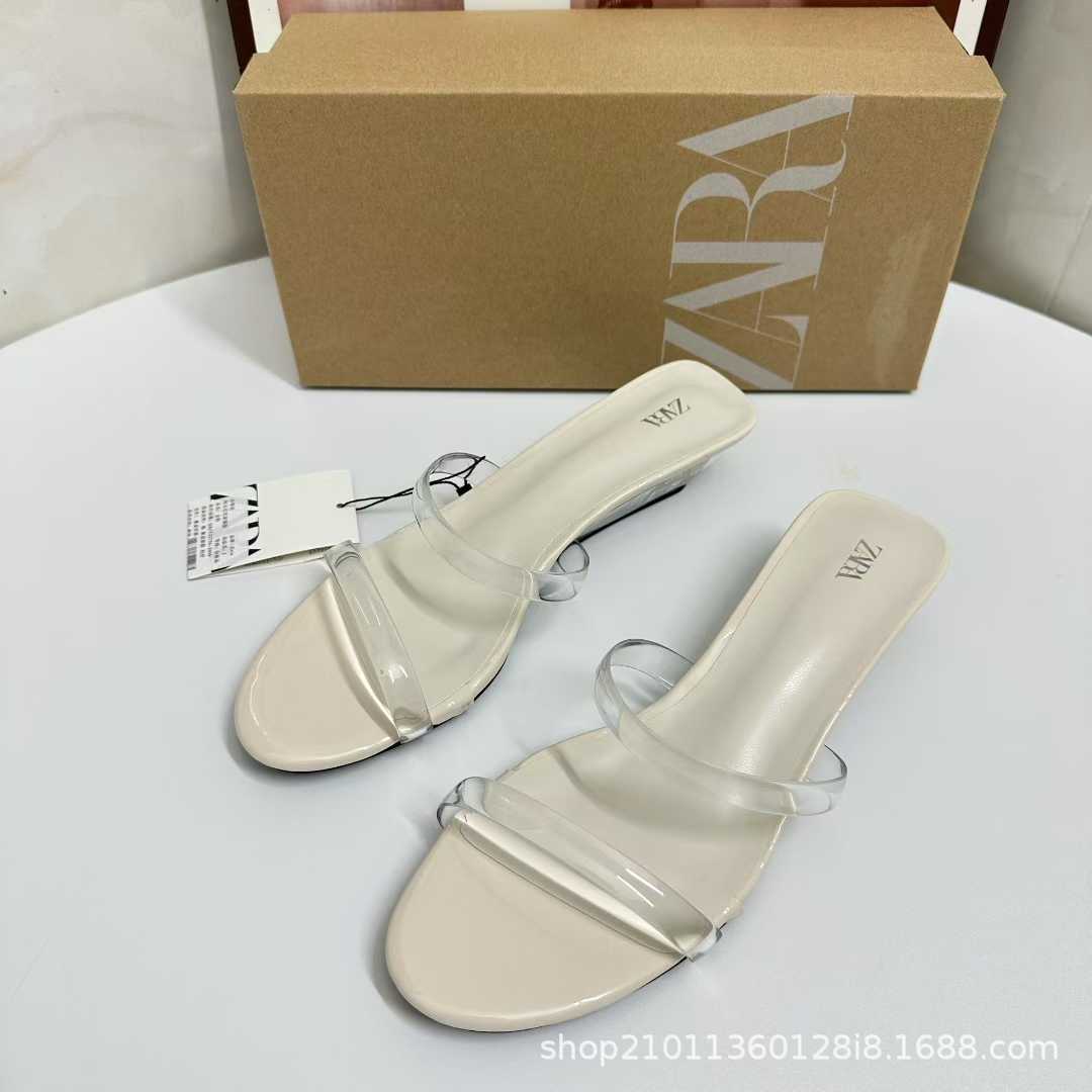 JHC-HB-139 | Minimalist Strap Round-Toe High-Heel Heeled Slide angle 2