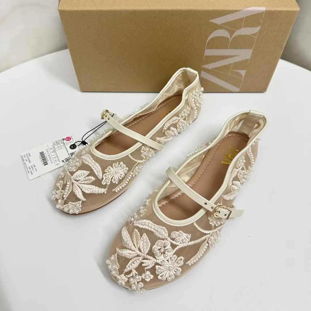 JHC-HB-231 | Round-Toe Flat Ballet Flat angle 2