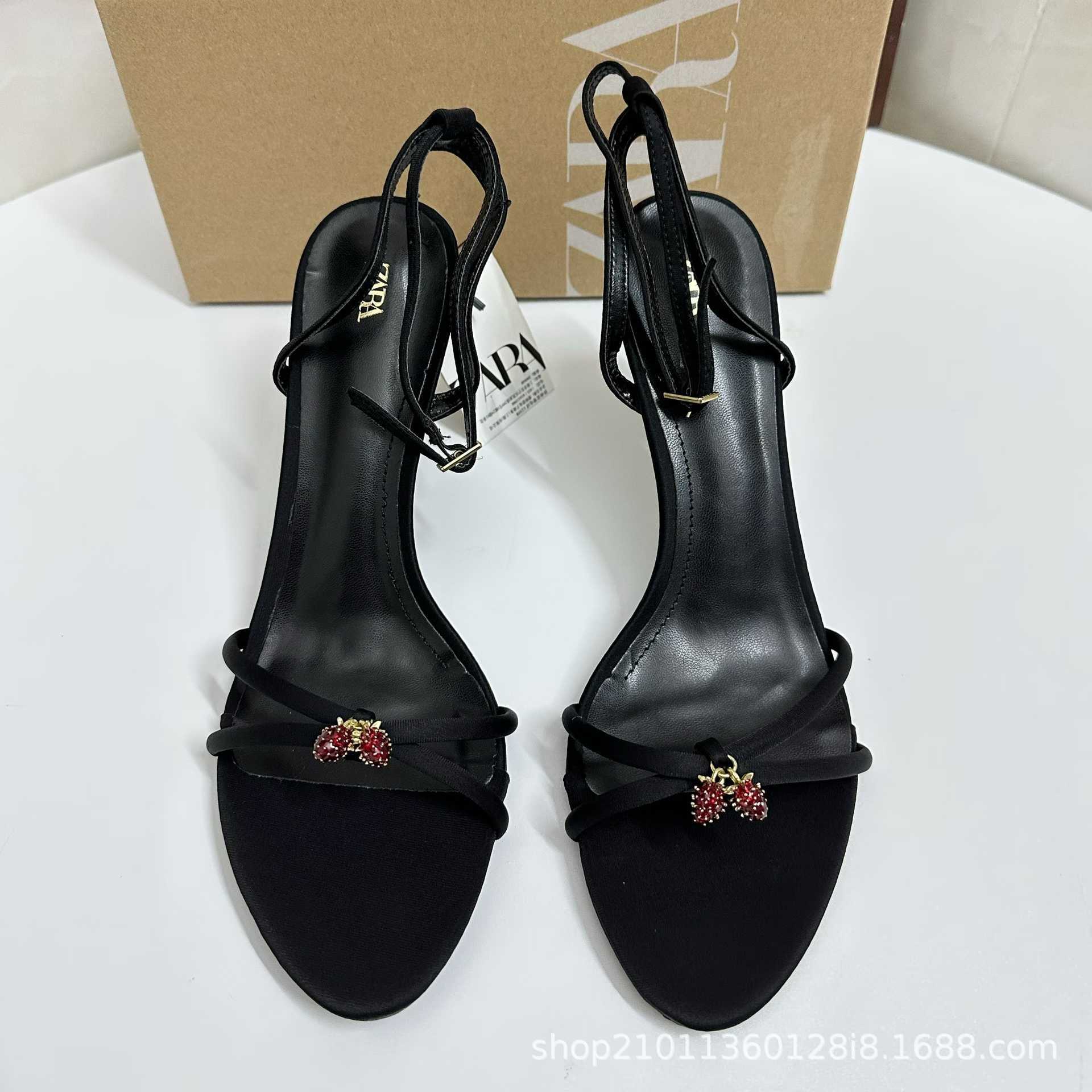 JHC-HB-150 | Rhinestone Embellished Stiletto Heel Dress Sandal angle 2
