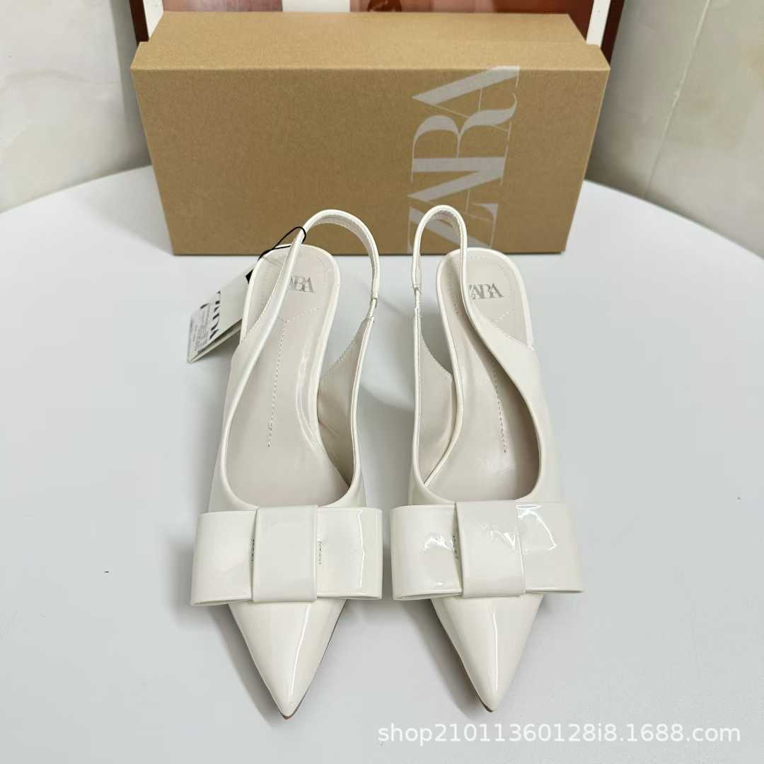 JHC-HB-307 | Patent Gloss Pointed-Toe Stiletto Heel Dress Pump angle 2