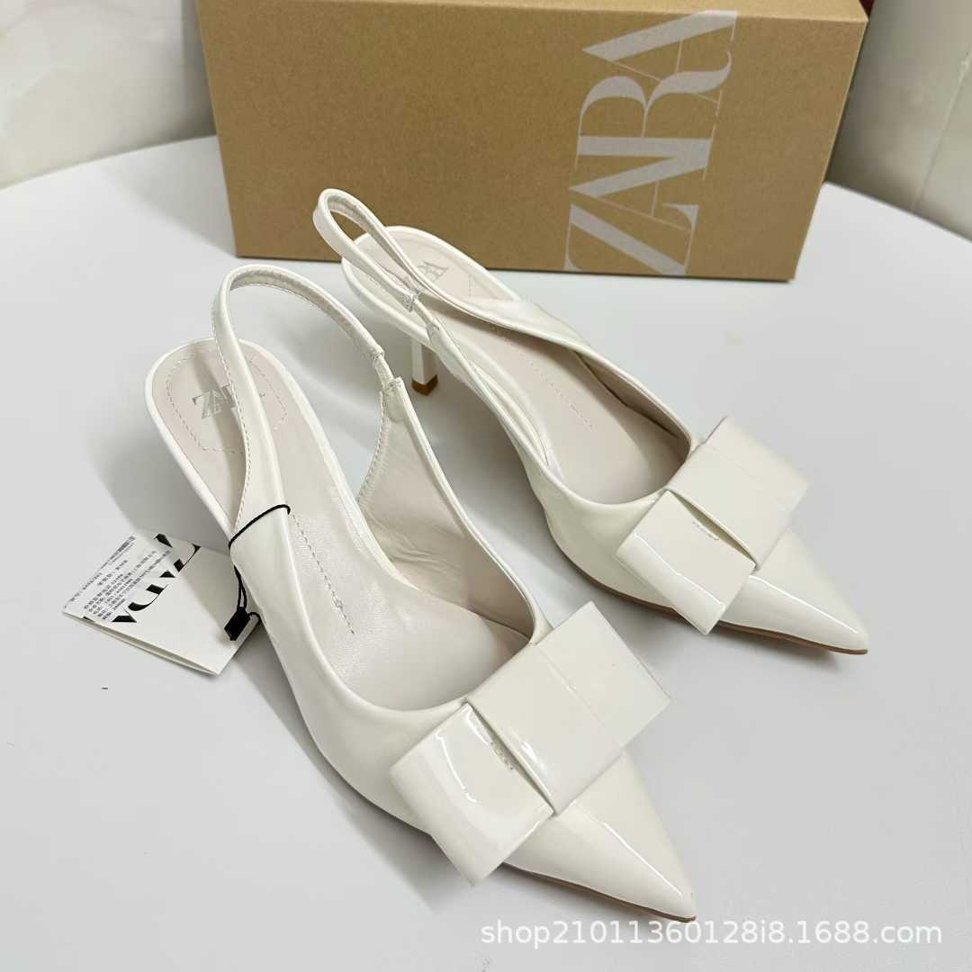 JHC-HB-307 | Patent Gloss Pointed-Toe Stiletto Heel Dress Pump angle 3