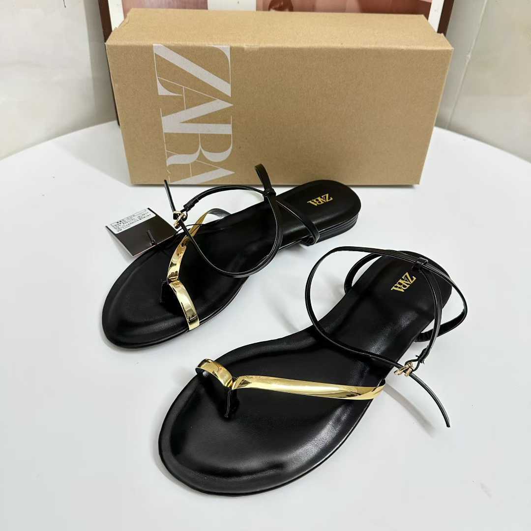 JHC-HB-113 | Flat Gladiator Sandal angle 2