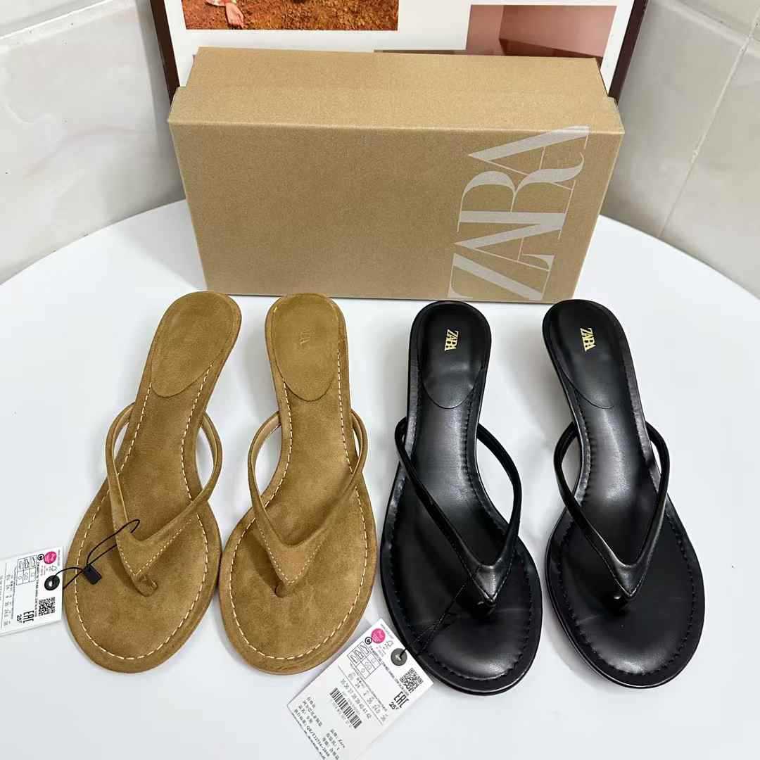 JHC-HB-051 | Round-Toe High-Heel Thong Flip-Flop - Fujian Jinhongchang Sports Goods Co., Ltd.
