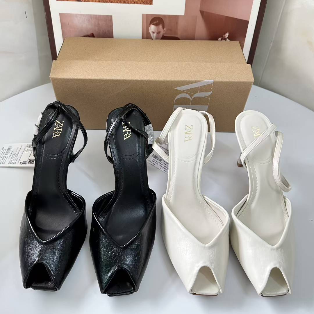 JHC-HB-254 | Slingback Open-Toe Stiletto Heel Dress Pump - Fujian Jinhongchang Sports Goods Co., Ltd.