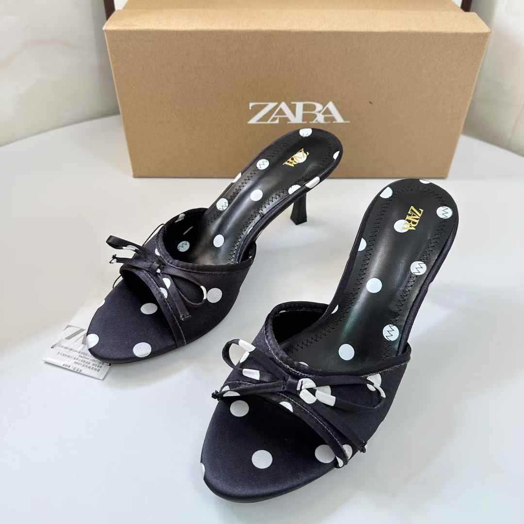 JHC-HB-304 | Bow Detail Minimalist Strap Open-Toe Stiletto Heel Heeled Slide angle 3