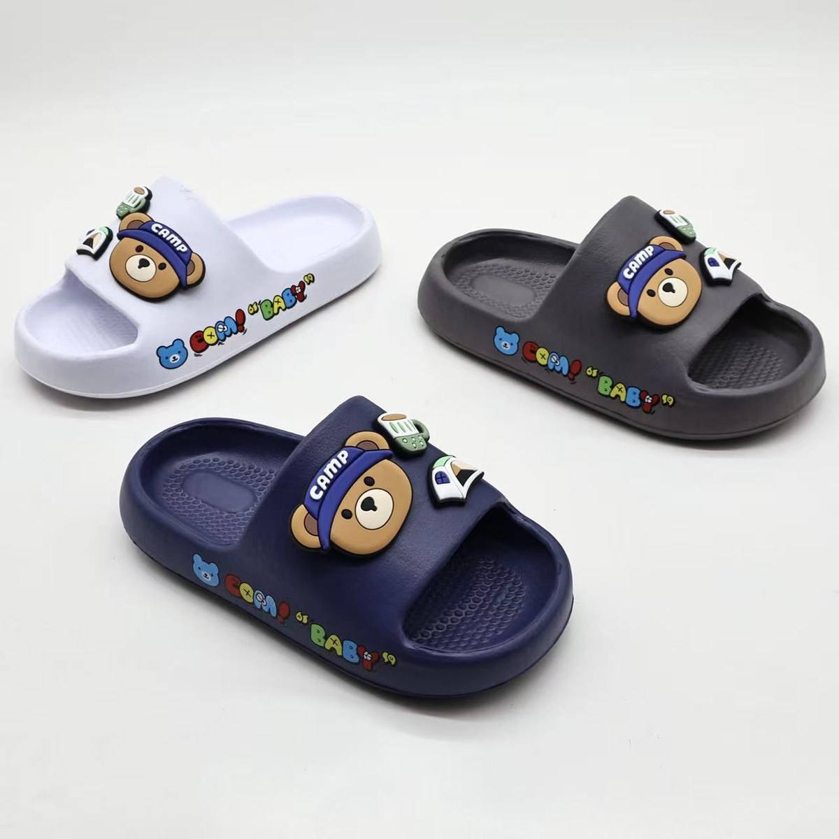 JHC-KIDS-031 | Cute Cartoon 3D Charm Kids EVA Clog (Kids Sizes) - Fujian Jinhongchang Sports Goods Co., Ltd.