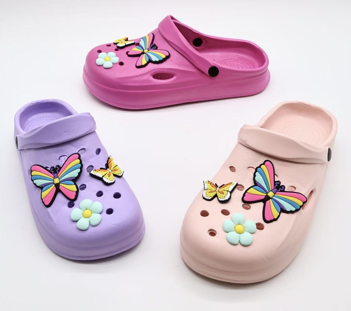 JHC-KIDS-047 | Colorblock Lightweight Kids Sport Slide (Kids Sizes) - Fujian Jinhongchang Sports Goods Co., Ltd.