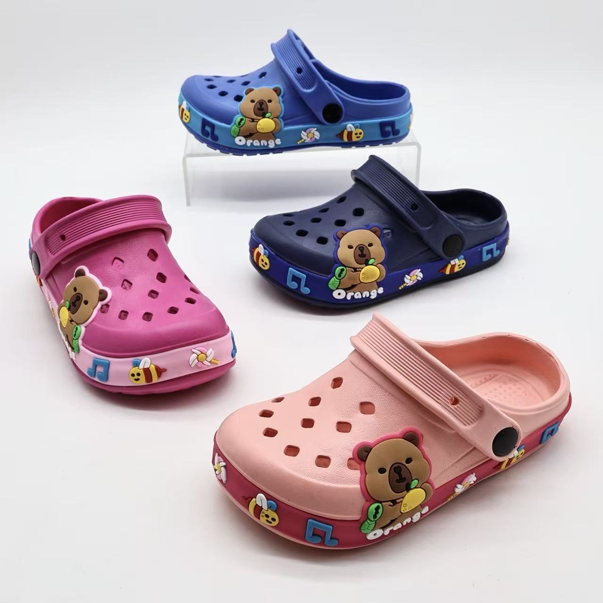 JHC-KIDS-061 | Cute Cartoon 3D Charm Kids EVA Clog (Kids Sizes) - Fujian Jinhongchang Sports Goods Co., Ltd.