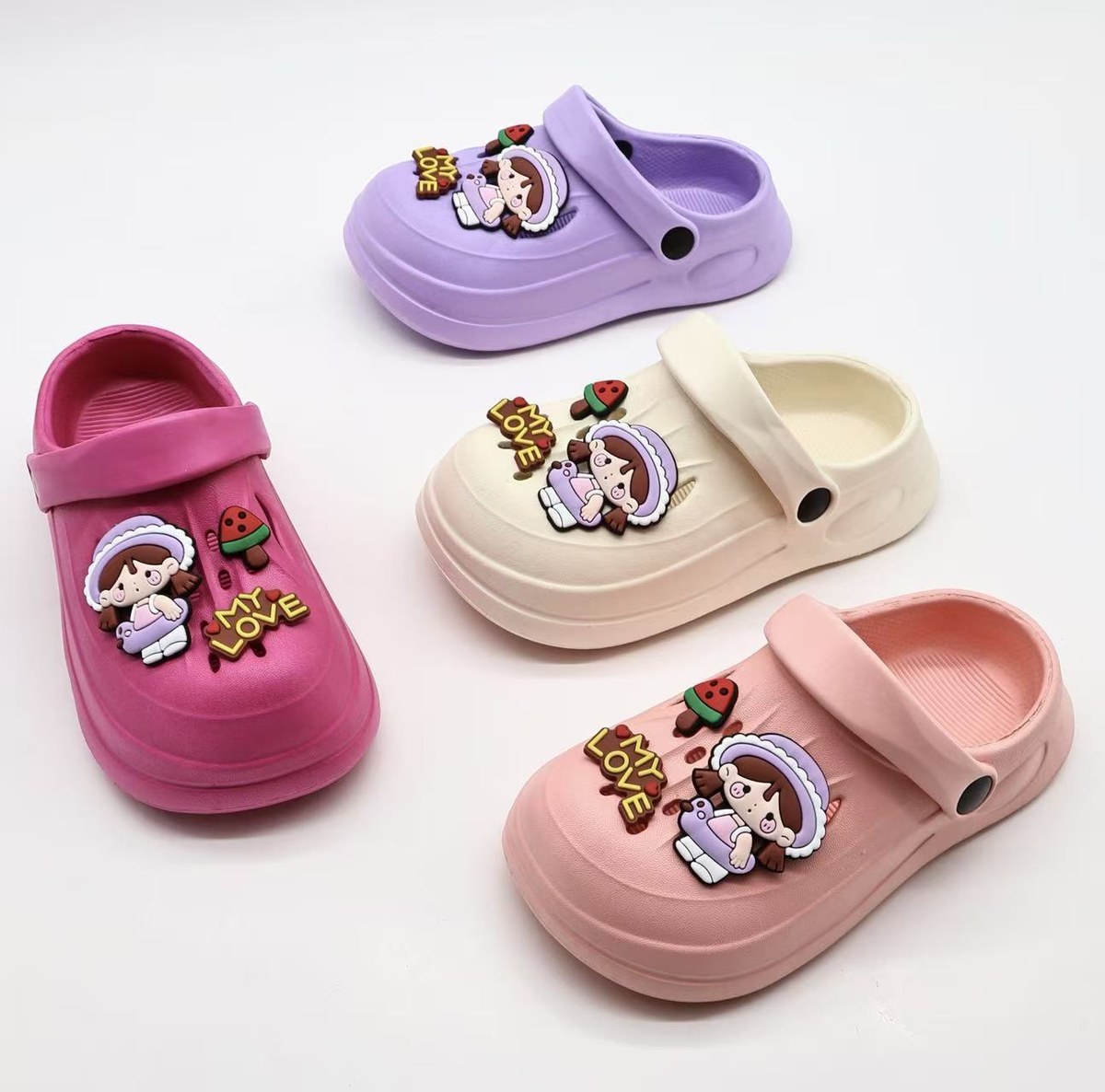 JHC-KIDS-071 | Colorblock Lightweight Kids Sport Slide (Kids Sizes) - Fujian Jinhongchang Sports Goods Co., Ltd.