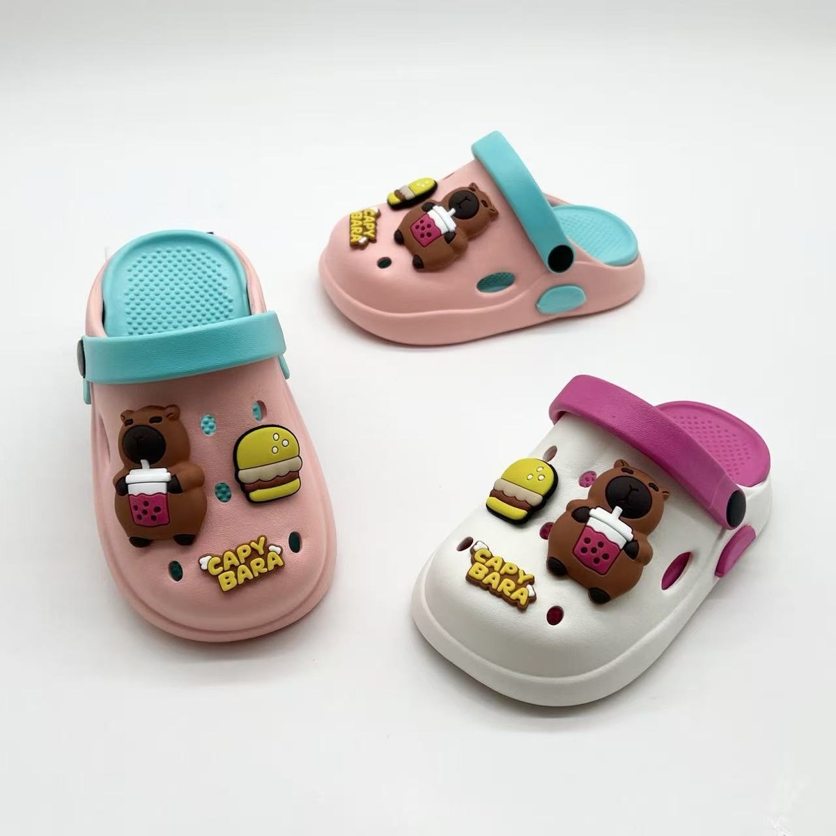 JHC-KIDS-079 | Cute Cartoon 3D Charm Kids EVA Clog (Kids Sizes) - Fujian Jinhongchang Sports Goods Co., Ltd.