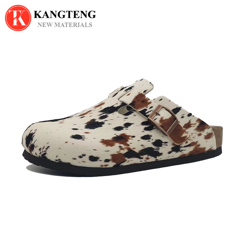 Boston-Style Suede & Natural Cork Footbed Closed-Toe Clog - Fujian Jinhongchang Sports Goods Co., Ltd.