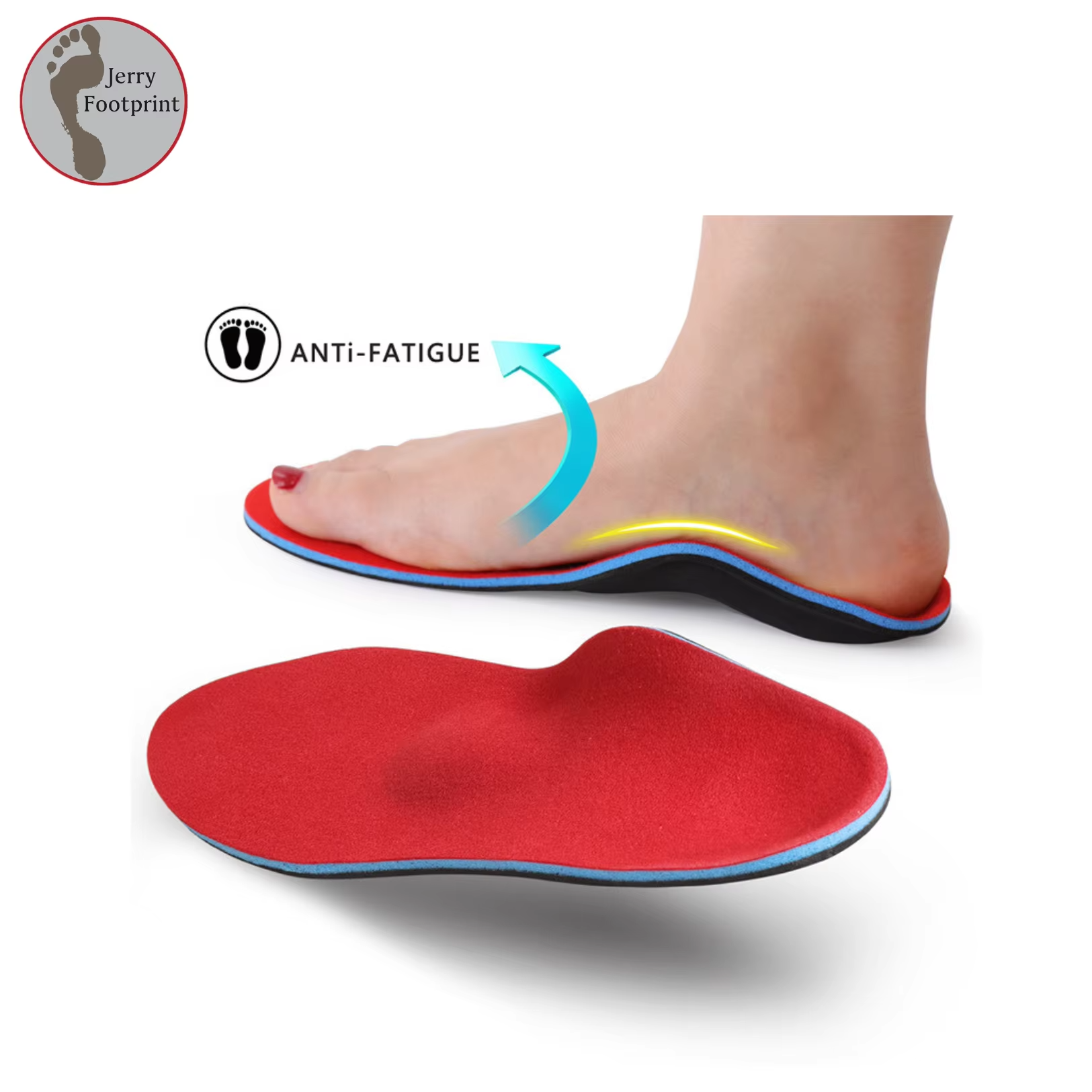 JHC-WR04 | Ortholite Multi-Layer Comfort Insoles with TPU - Fujian Jinhongchang Sports Goods Co., Ltd.