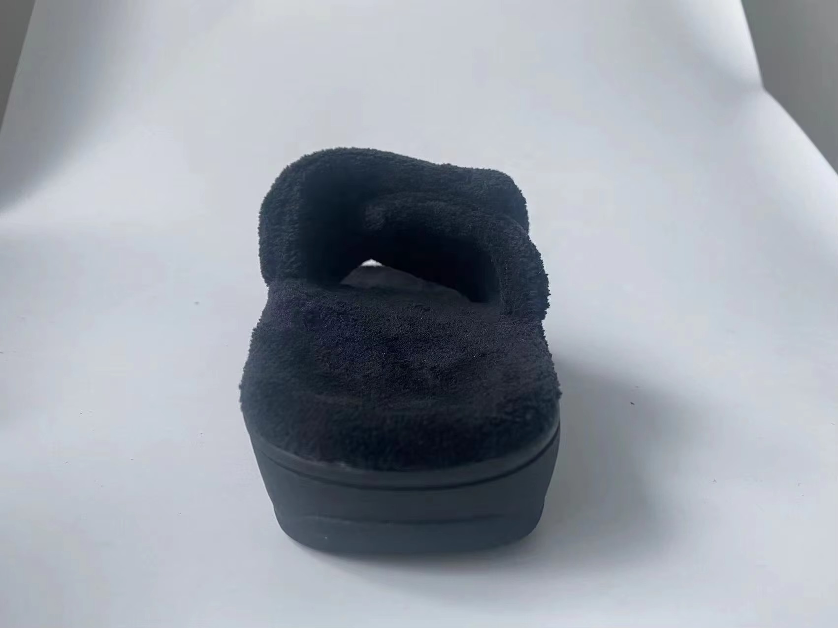 JHC-WS05 | Thick-Soled Fuzzy Cross-Strap Arch Support Slippers angle 5